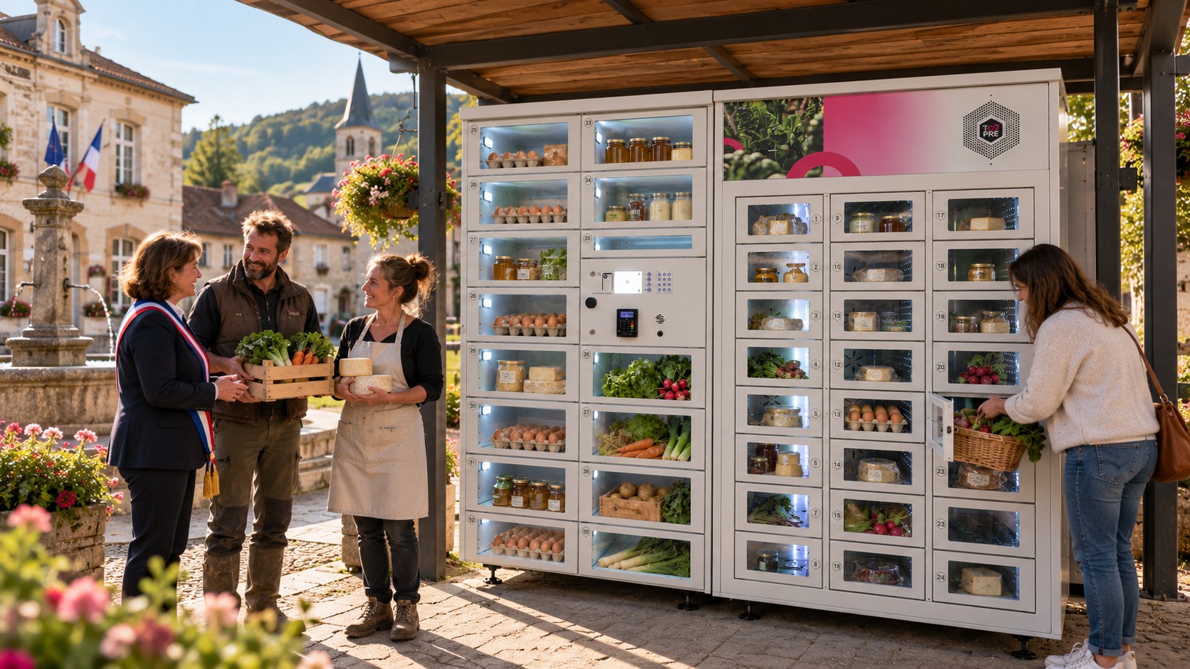 Casier collectif : un distributeur de produits locaux pour votre commune